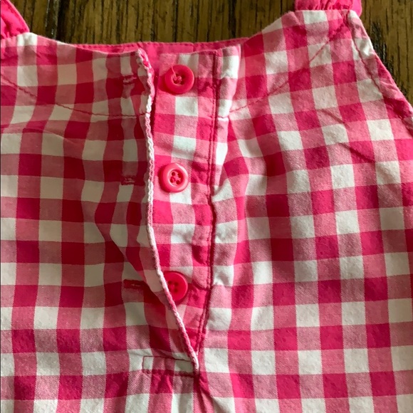 Girls sleeveless gingham top - Picture 3 of 4
